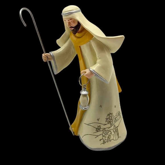 Hawthorne Village Silver Blessings Nativity Christmas Tree Collection JOSEPH - Picture 2 of 16